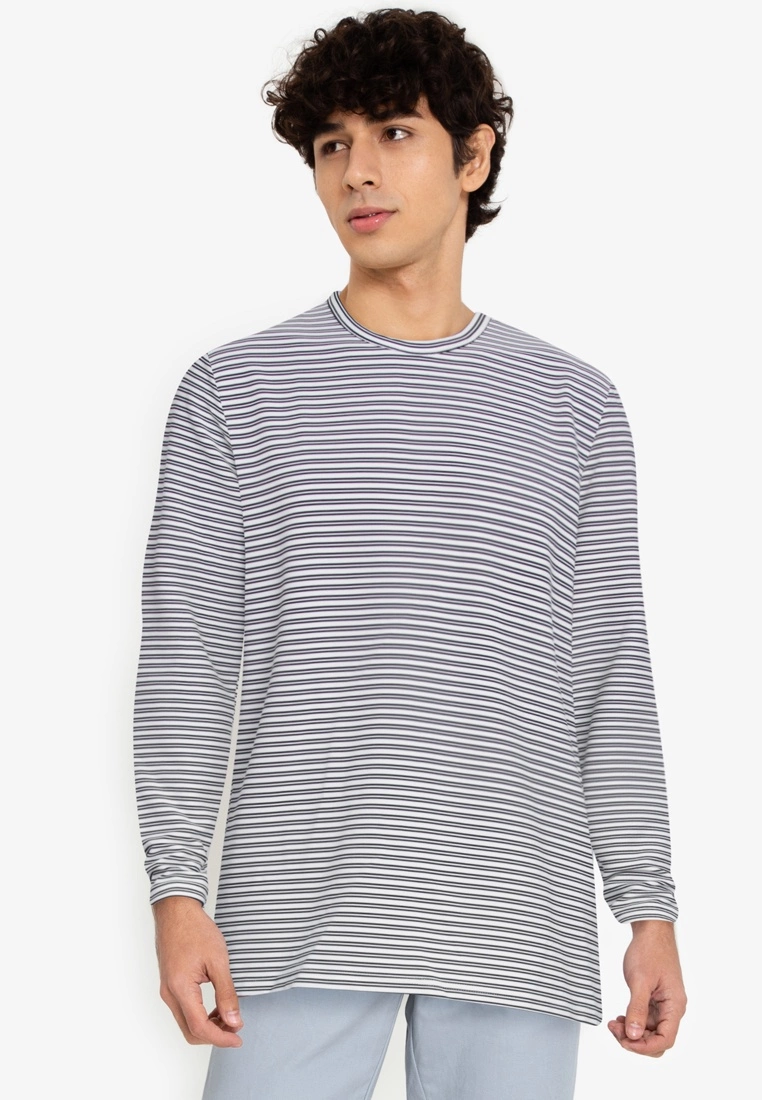 ZALORA BASICS Striped Pullover