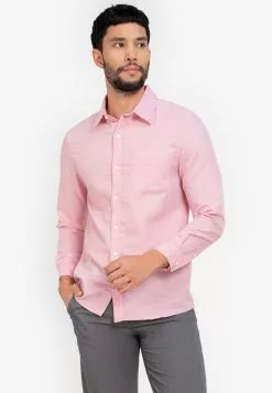 ZALORA BASICS Horizontal Stripe Shirt