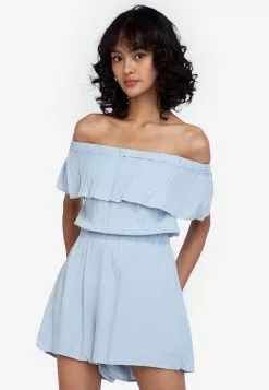ZALORA BASICS Off Shoulder Playsuit