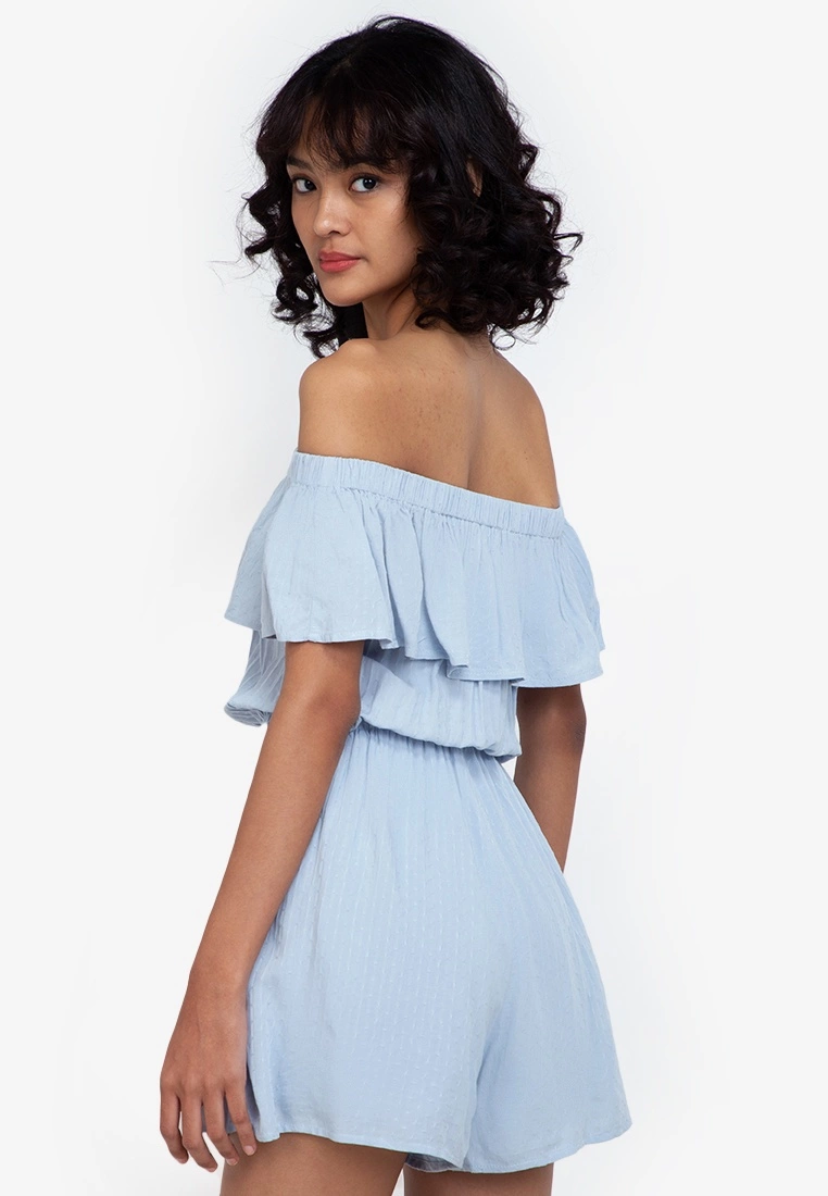 ZALORA BASICS Off Shoulder Playsuit - Billede 2
