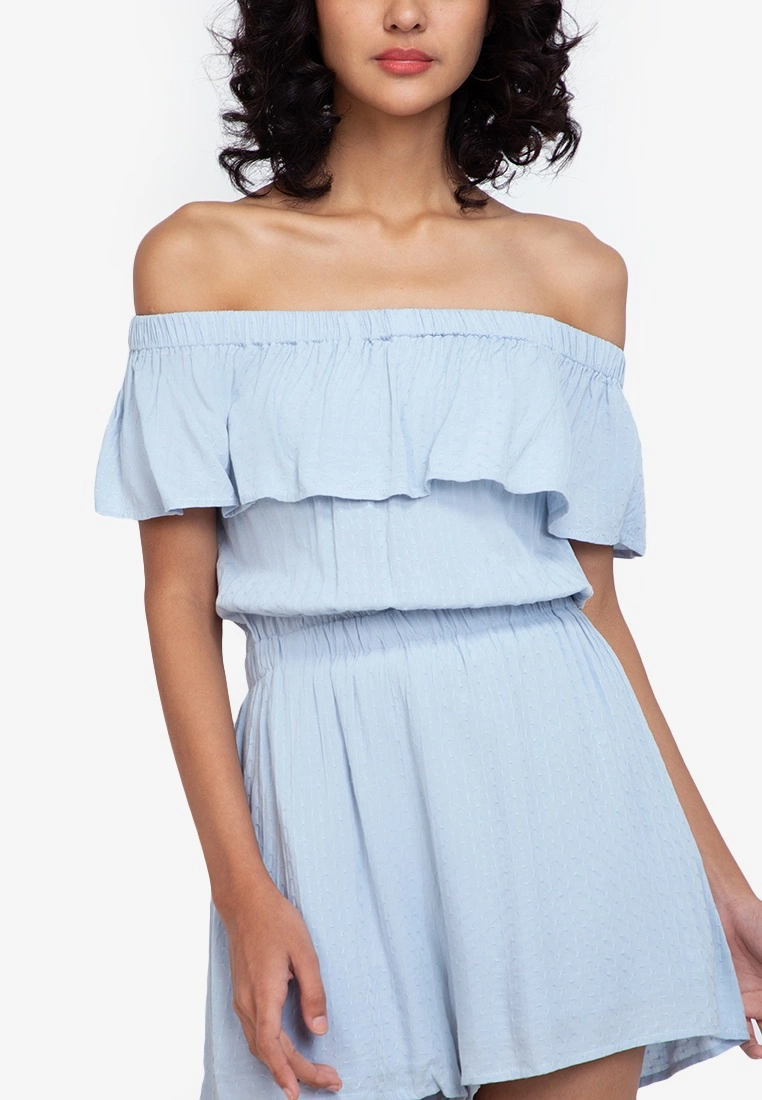 ZALORA BASICS Off Shoulder Playsuit - Billede 3