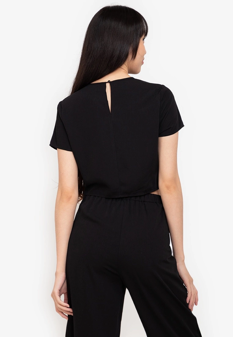 ZALORA BASICS 100% Recycled Polyester Knot Detail Top - Billede 2