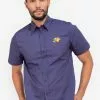 ZALORA BASICS Embroidered Short Sleeve Shirt