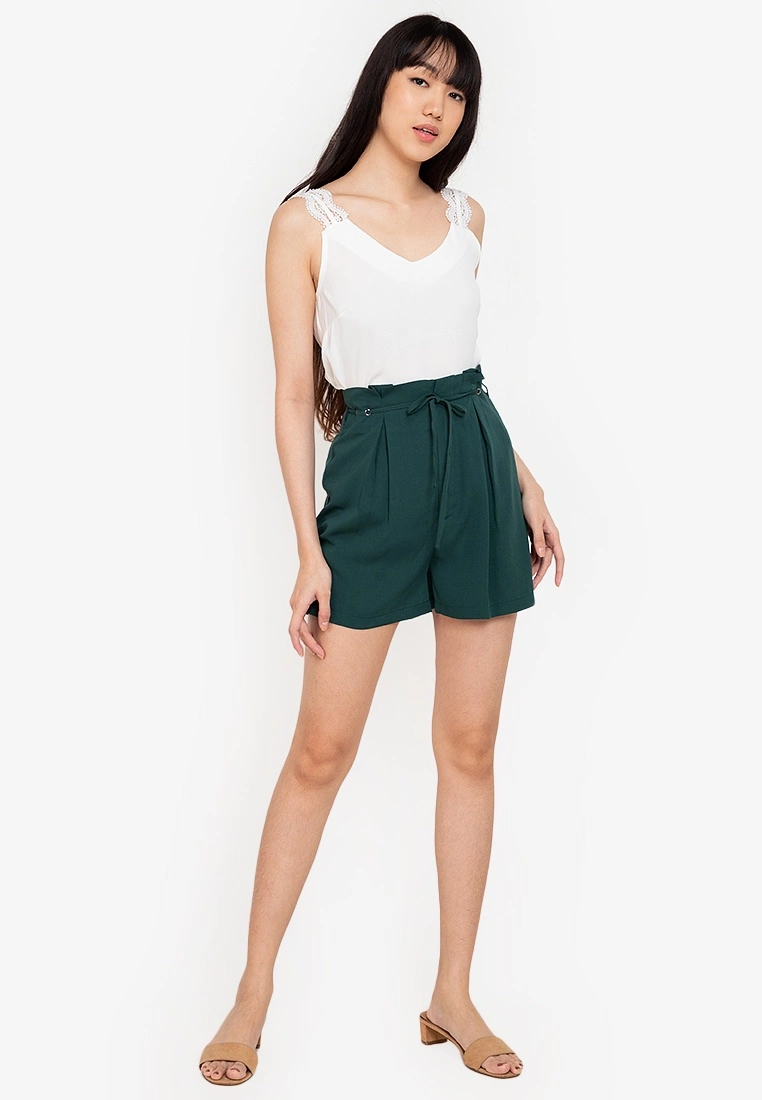 ZALORA BASICS 100% Recycled Polyester Origami Shorts - Billede 4