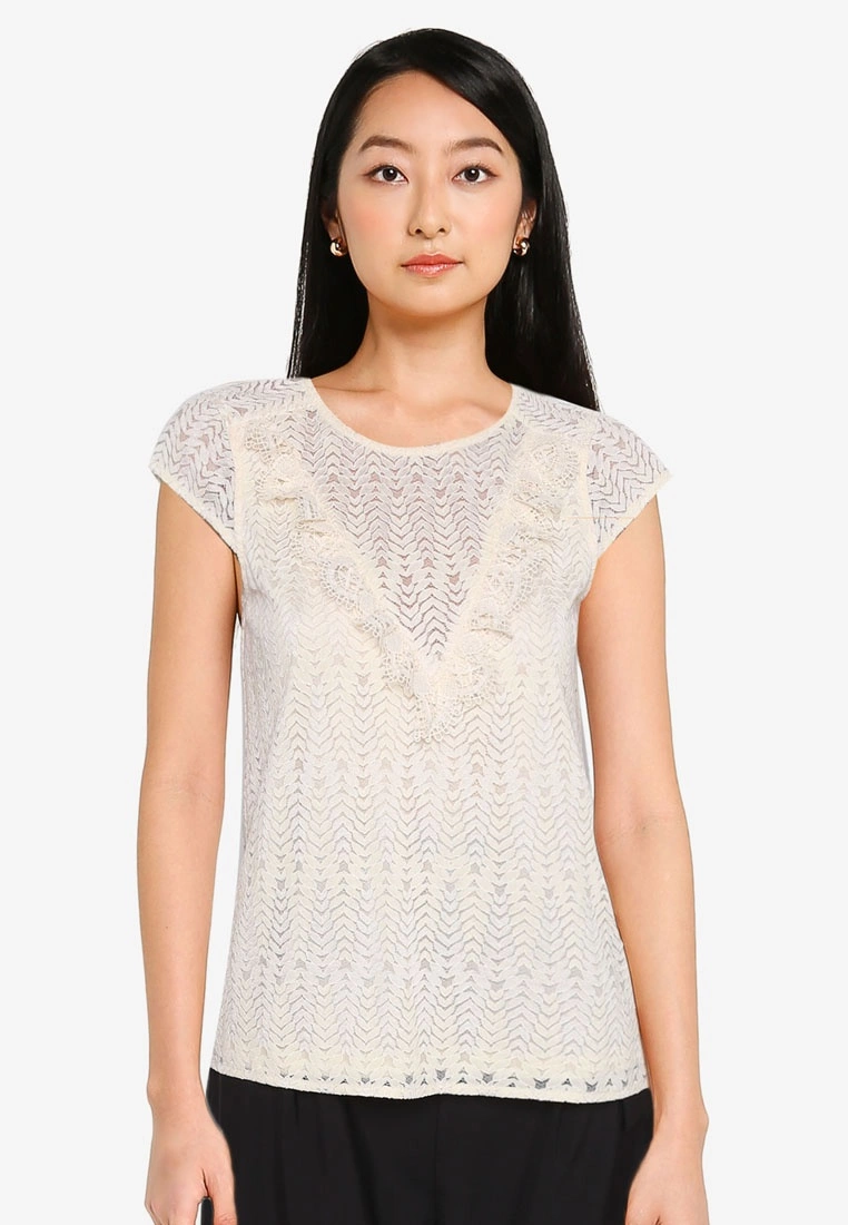 ZALORA BASICS Lace Top