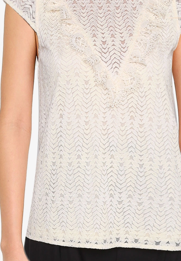 ZALORA BASICS Lace Top - Billede 3