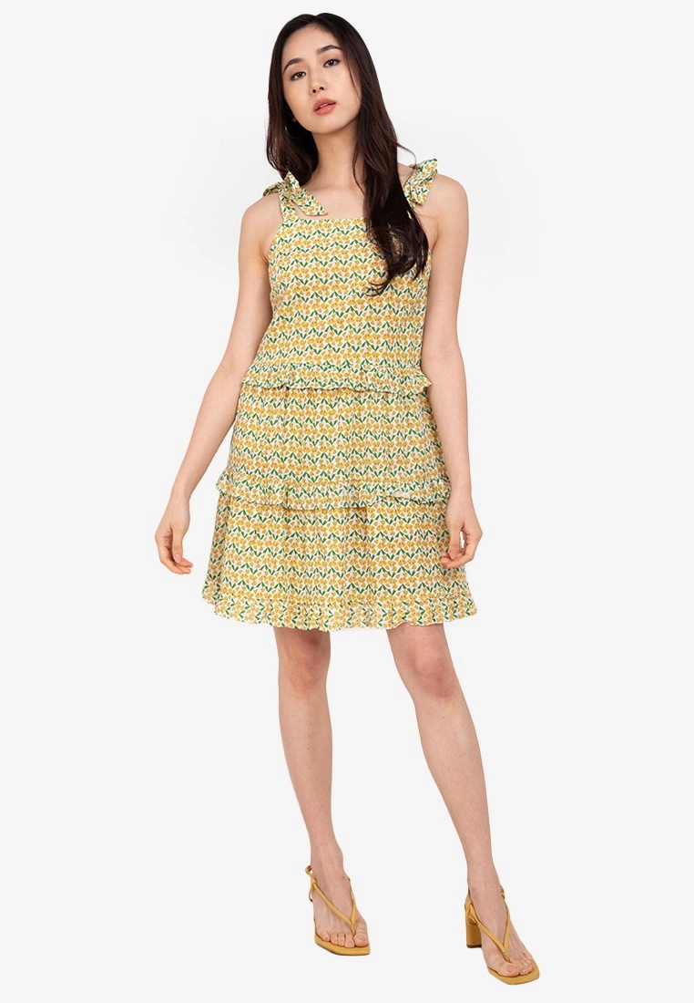 ZALORA BASICS Frill Detail Cami Dress - Billede 4