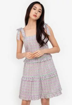 ZALORA BASICS Frill Detail Cami Dress