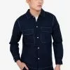 ZALORA BASICS Linen Blend Velcro Pocket Shirt