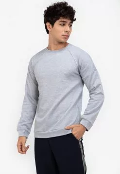 ZALORA BASICS Side Zip Sweater
