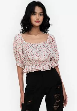 ZALORA BASICS Square Neck Top