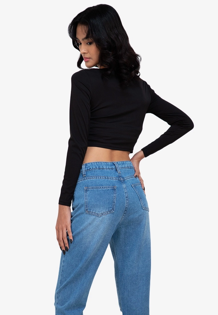 ZALORA BASICS Piping Detail Long Sleeve Top - Billede 2