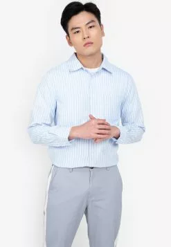 ZALORA BASICS Classic Stripe Shirt