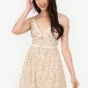 ZALORA BASICS Lace Trim Cami Dress