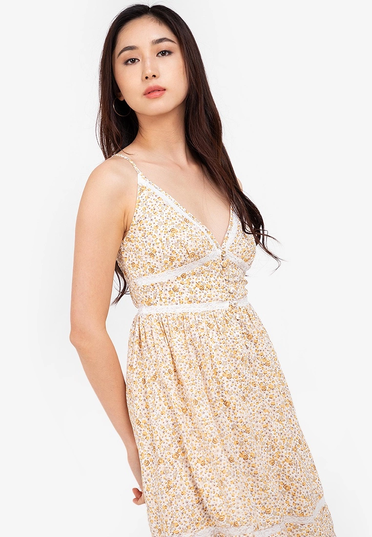 ZALORA BASICS Lace Trim Cami Dress - Billede 3