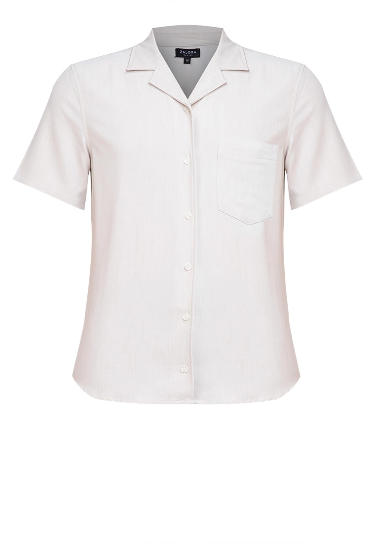 ZALORA BASICS Slim Fit Chambray Shirt - Billede 5