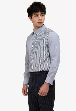 ZALORA BASICS Mix Stripe Shirt