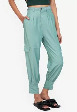 ZALORA BASICS Thick Cuff Detail Pants