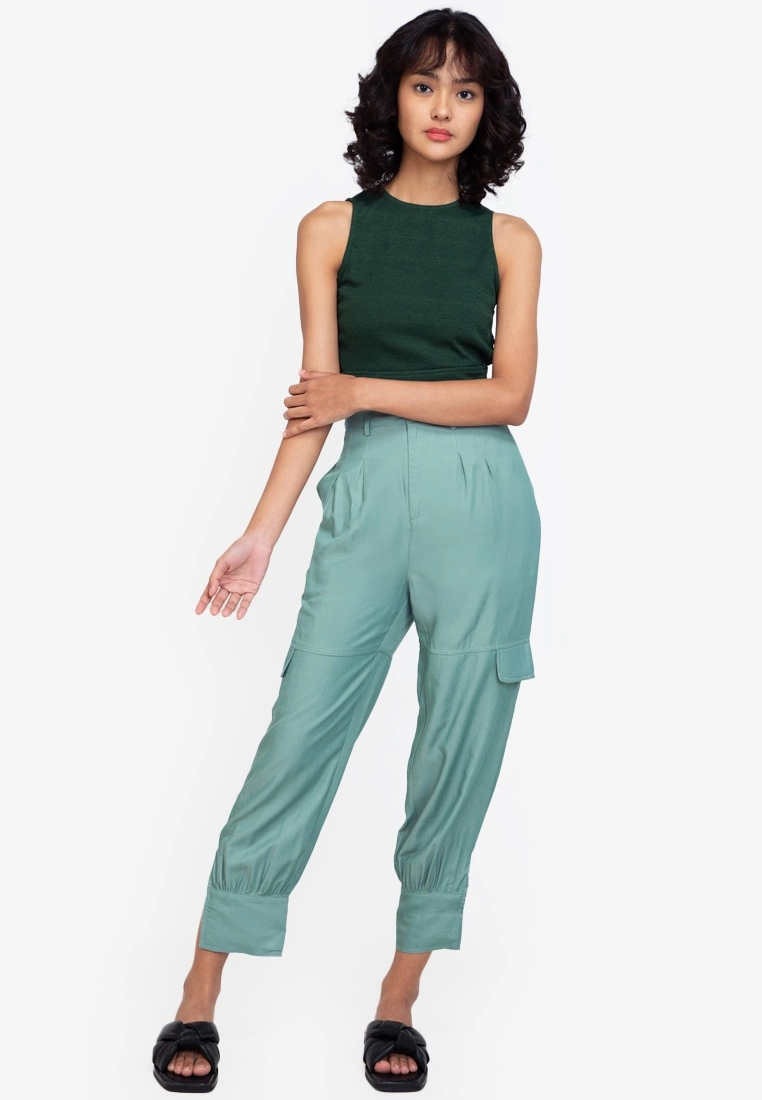 ZALORA BASICS Thick Cuff Detail Pants - Billede 4