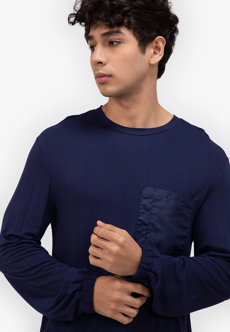 ZALORA BASICS Nylon Pocket Long Tee - Billede 3