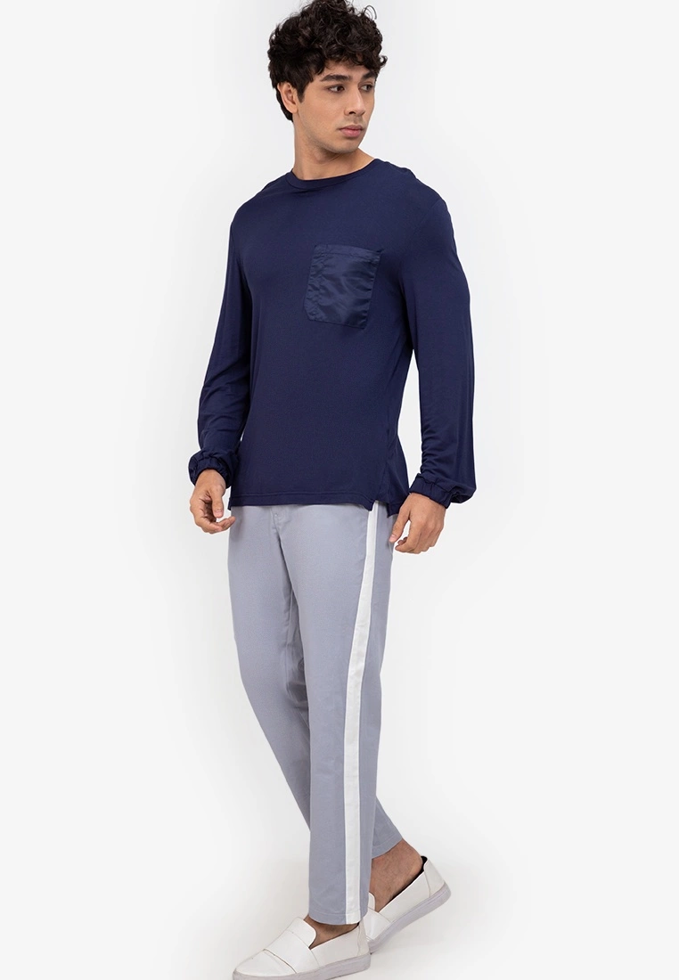 ZALORA BASICS Nylon Pocket Long Tee - Billede 4