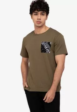 ZALORA BASICS Bandana Pocket Tee