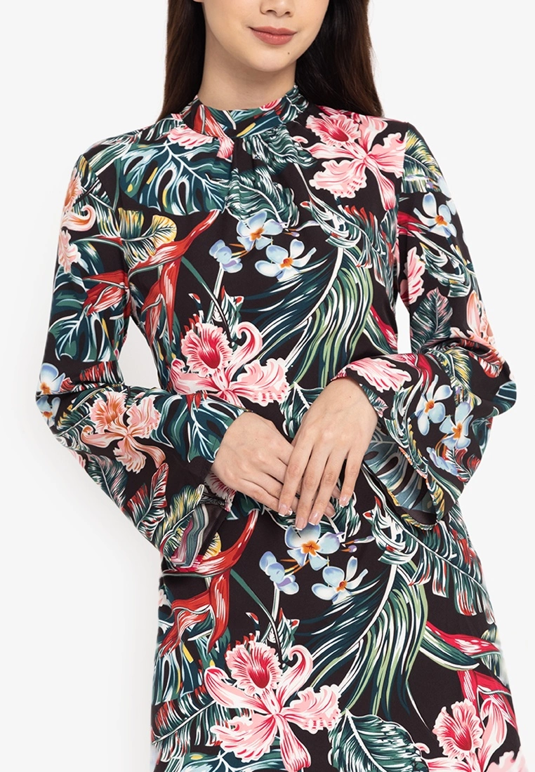 ZALORA BASICS Open Back Dress with Tie - Billede 3