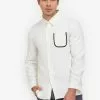 ZALORA BASICS Contrast Binding Shirt