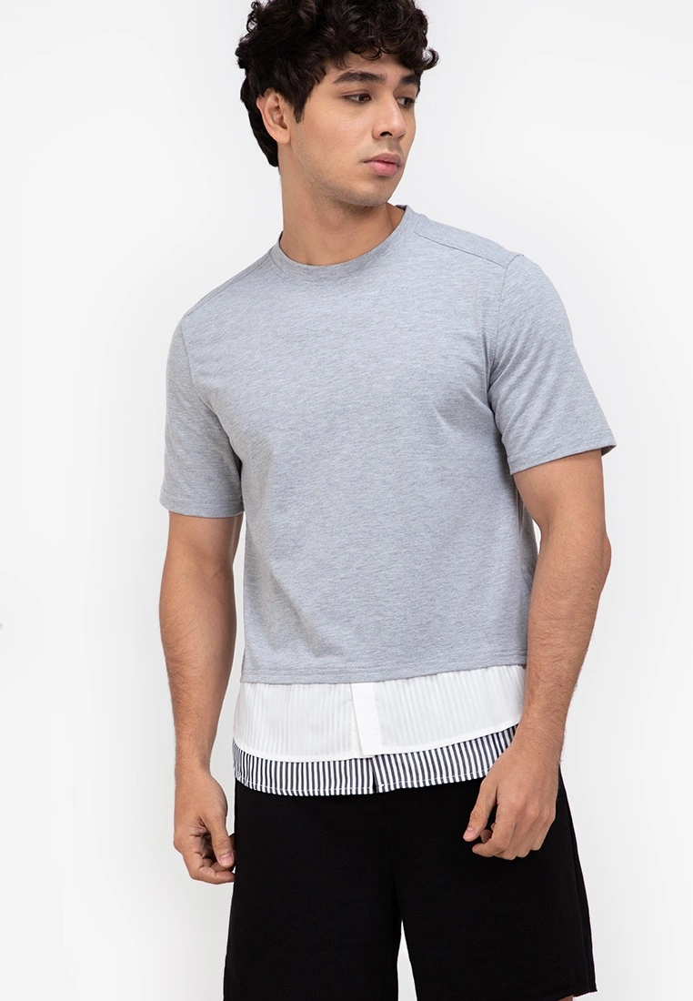 ZALORA BASICS Layered T-Shirt