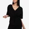 ZALORA BASICS Jersey Wrap Drawstring Dress