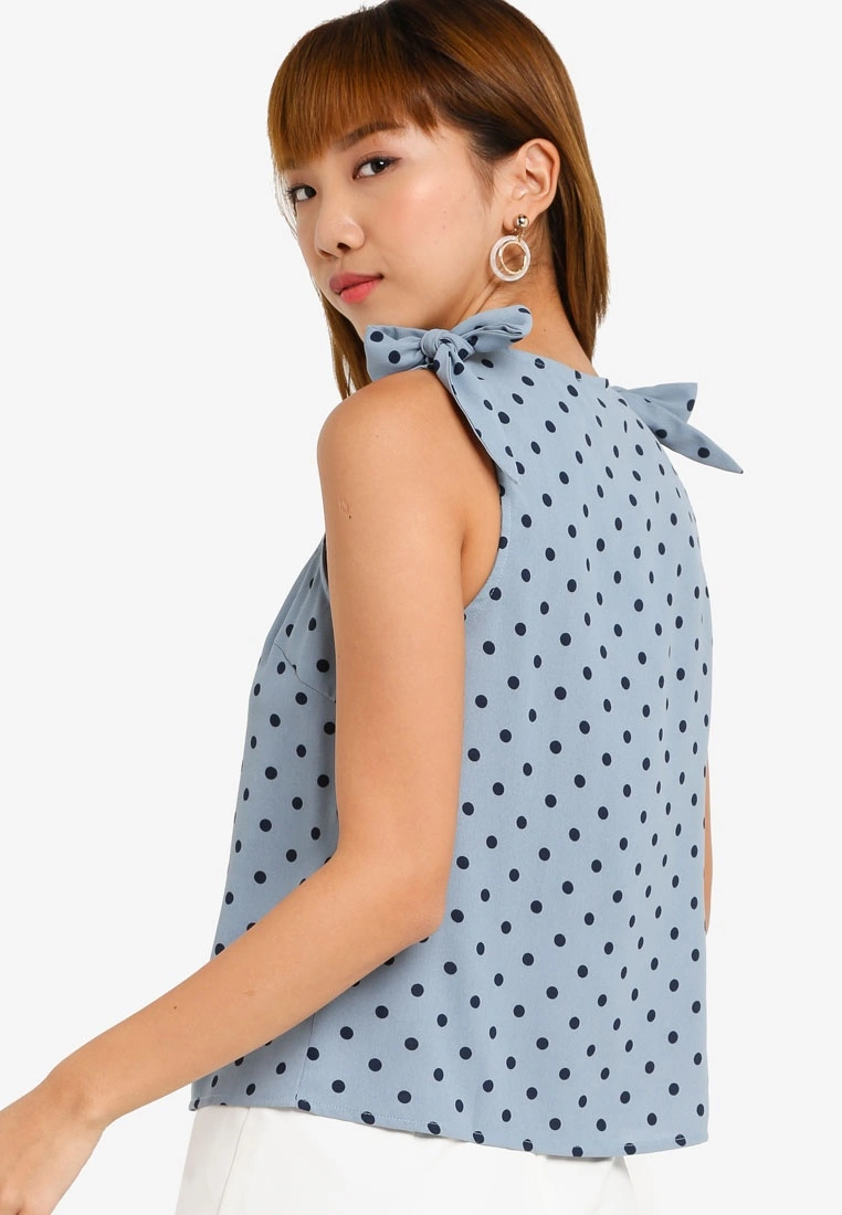 ZALORA BASICS Tie Front Short Sleeve Top - Billede 2