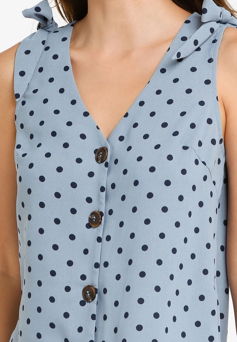 ZALORA BASICS Tie Front Short Sleeve Top - Billede 3