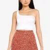 ZALORA BASICS Tie Shoulder Crop Top