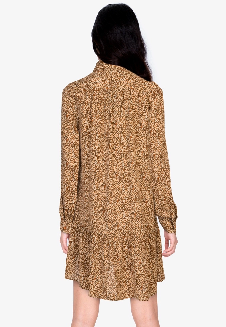 ZALORA BASICS Long Sleeve Babydoll Dress - Billede 2