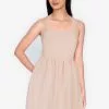 ZALORA BASICS Halter Neck Fit & Flare Dress