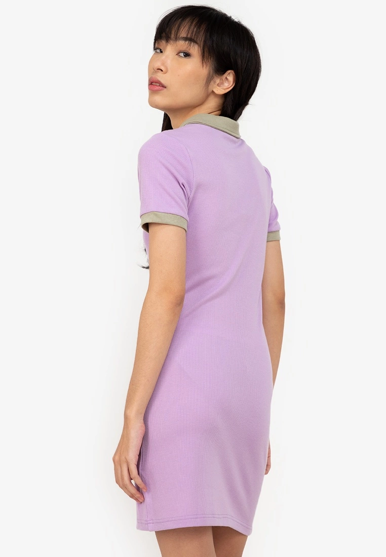 ZALORA BASICS Rib Polo Dress - Billede 2