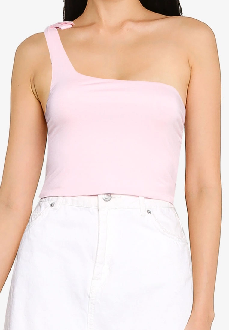 ZALORA BASICS Tie Shoulder Crop Top - Billede 3