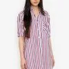 ZALORA BASICS 100% Recycled Polyester Boxy Shirt Dress