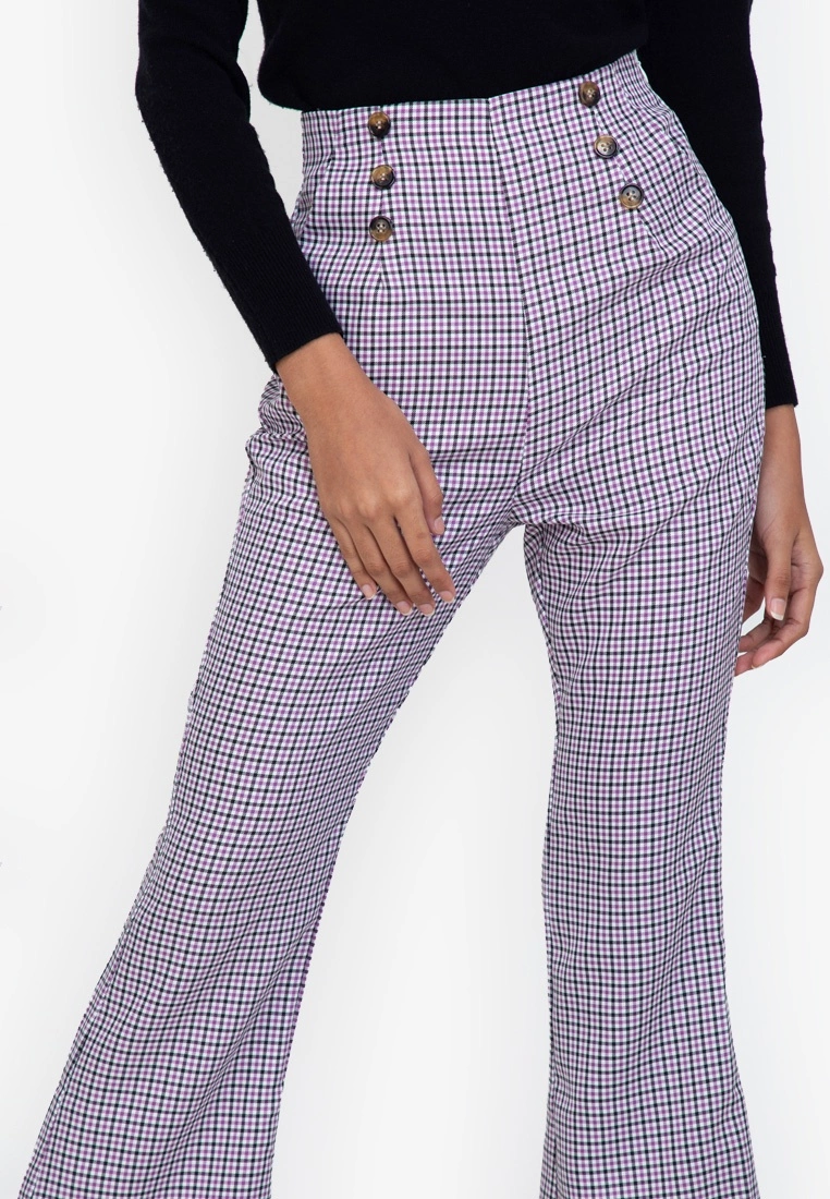 ZALORA BASICS Double Button Flare Leg Pants - Billede 3