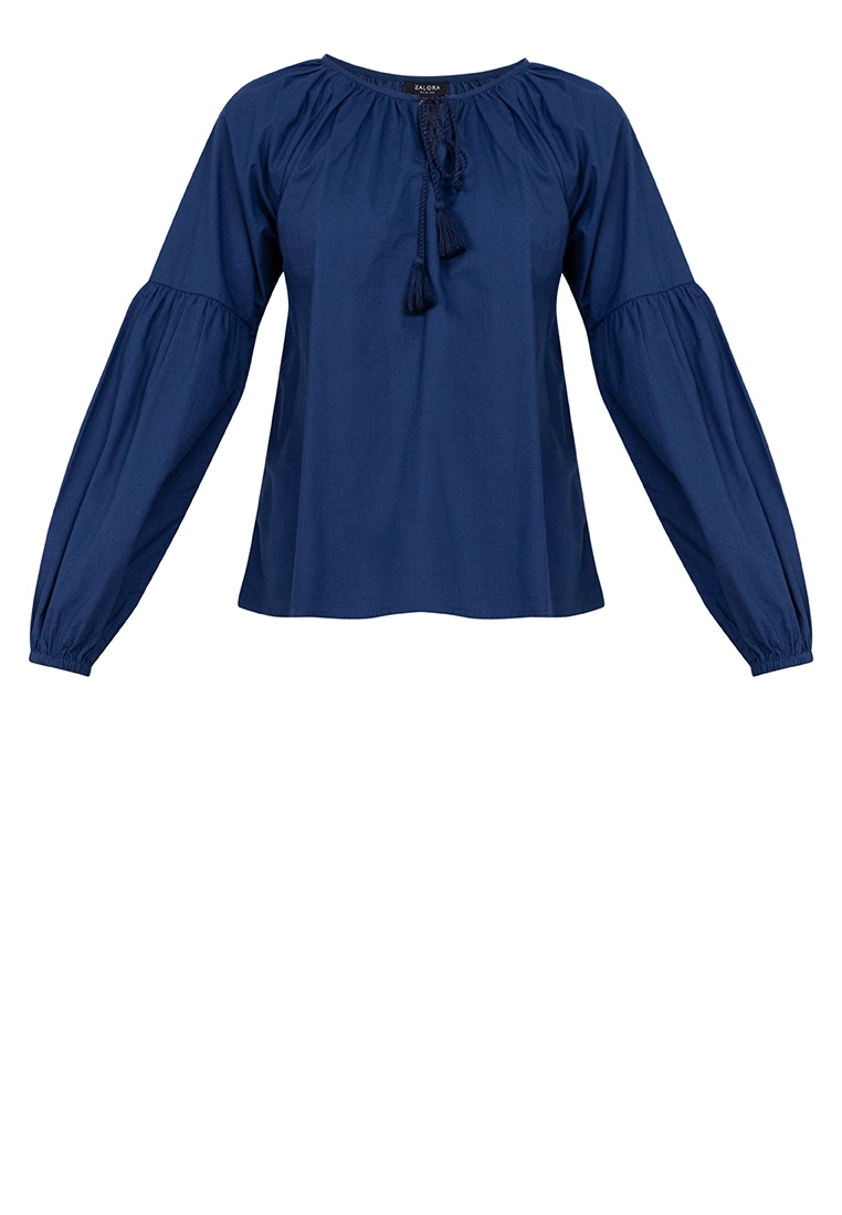 ZALORA BASICS Long Sleeve Peasant Blouse - Billede 5