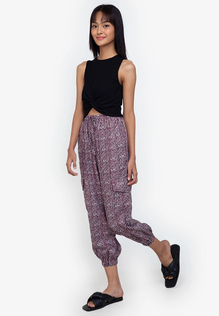 ZALORA BASICS Twist Hem Rib Tank Top - Billede 4