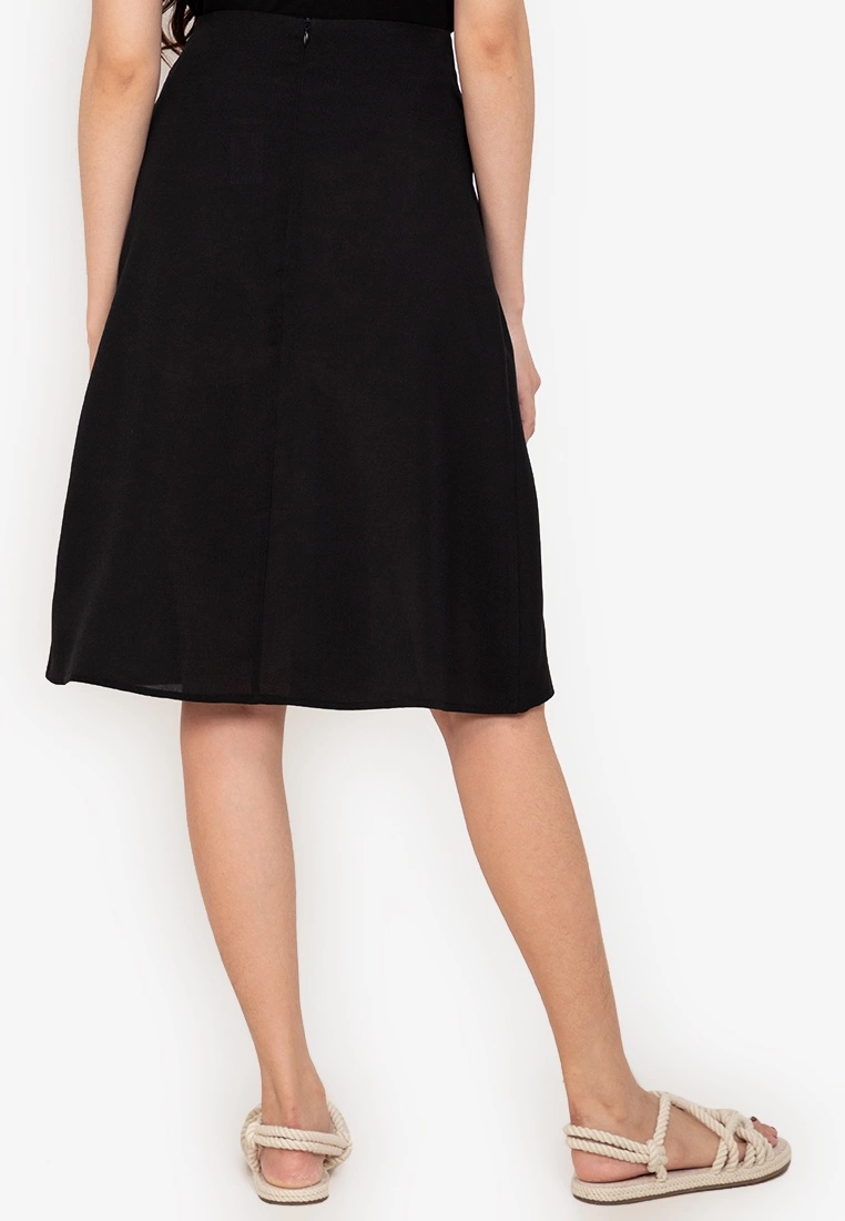 ZALORA BASICS Basic Button Through Midi Skirt - Billede 2