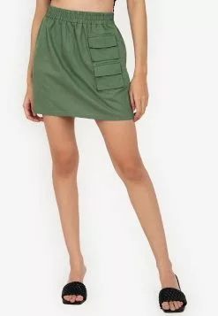 ZALORA BASICS Casual Utility Skirt
