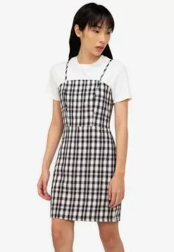 ZALORA BASICS Cami Dress with Inner Rib T-shirt