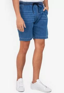 ZALORA BASICS Pull-Up Denim Shorts