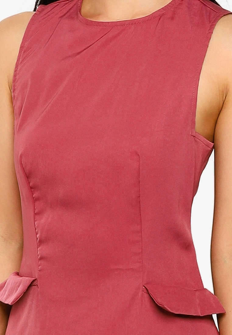 ZALORA BASICS A Line Pocket Detail Dress - Billede 3