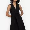 ZALORA BASICS Twist Front Sleeveless Mini Dress