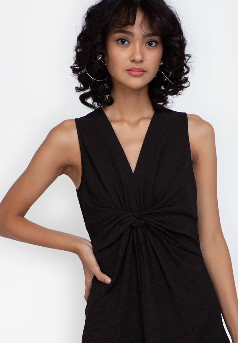 ZALORA BASICS Twist Front Sleeveless Mini Dress - Billede 3