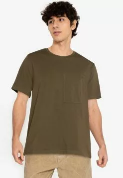 ZALORA BASICS Welt Patch Pocket T-Shirt