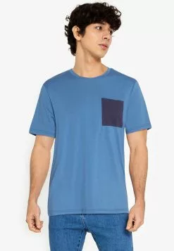 ZALORA BASICS Contrast Pocket T-Shirt